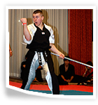 Trevor at competion - 2008